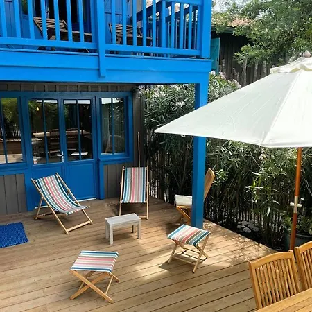 La Maison Aux Volets Bleus - Des Americains Ferienhaus Lège-Cap-Ferret