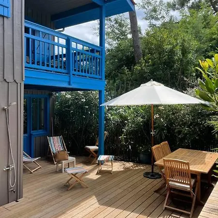 La Maison Aux Volets Bleus - Des Americains Ferienhaus Lège-Cap-Ferret